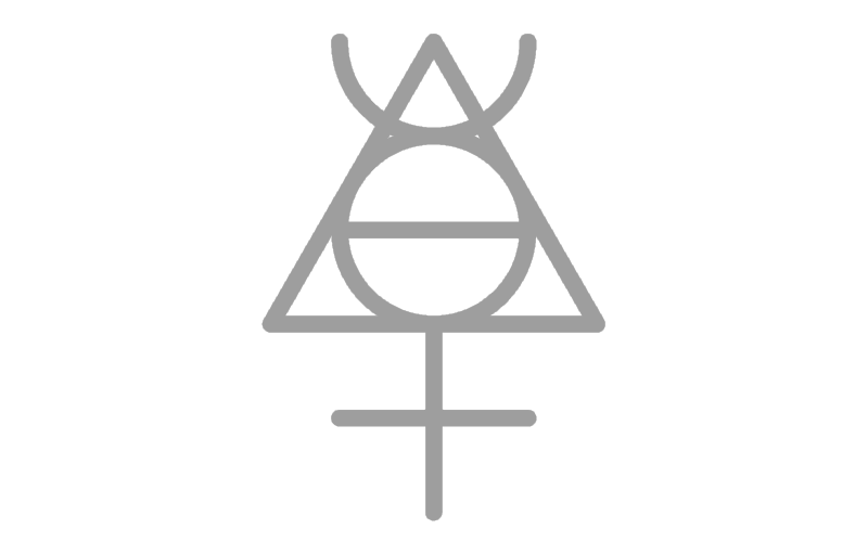 Symbol of the 3 alchemical primes combined.